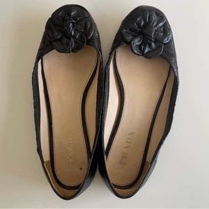 Prada floral toe ballet